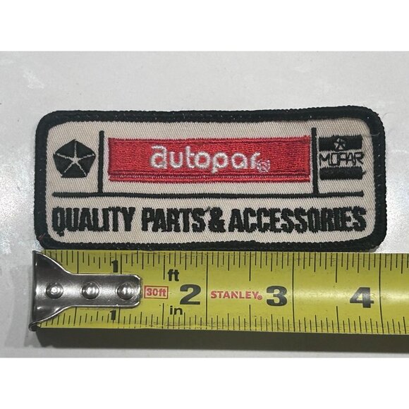 Autopar Quality Parts and Accessories Logo design White Patch - Picture 6 of 6